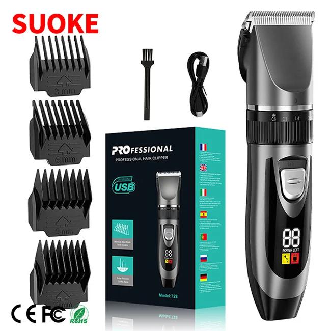 Professional Warranty Rechargeable Ceramic Cutting Machine for Men Low Noise