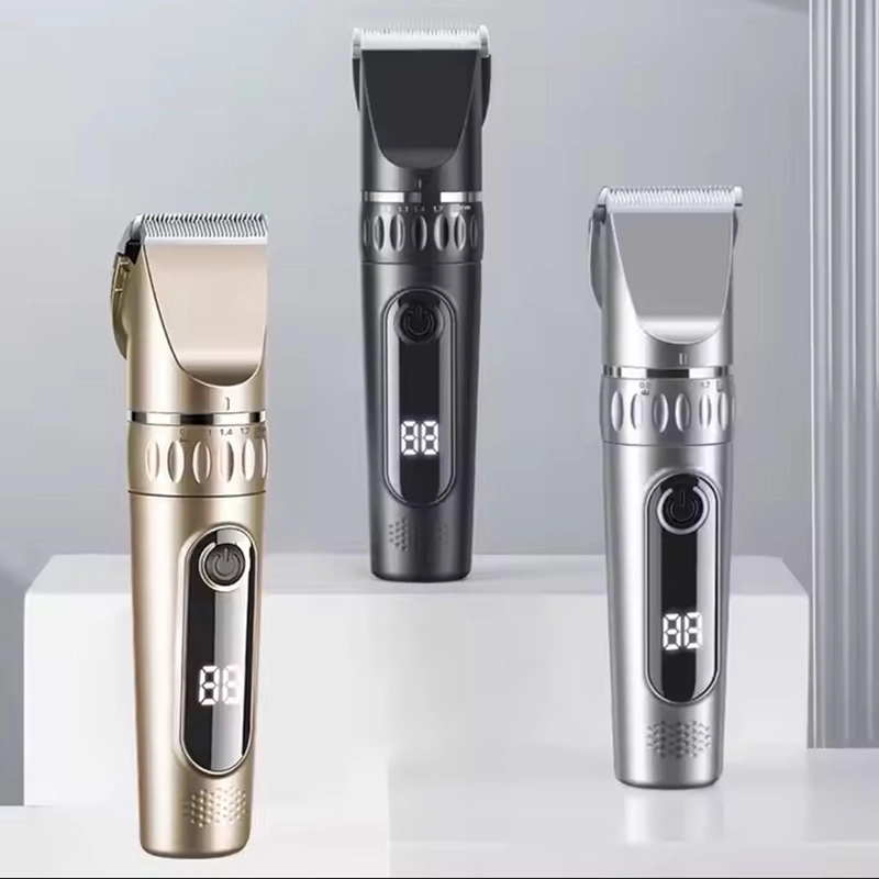 Grooming Salons Face with Electric Clippers