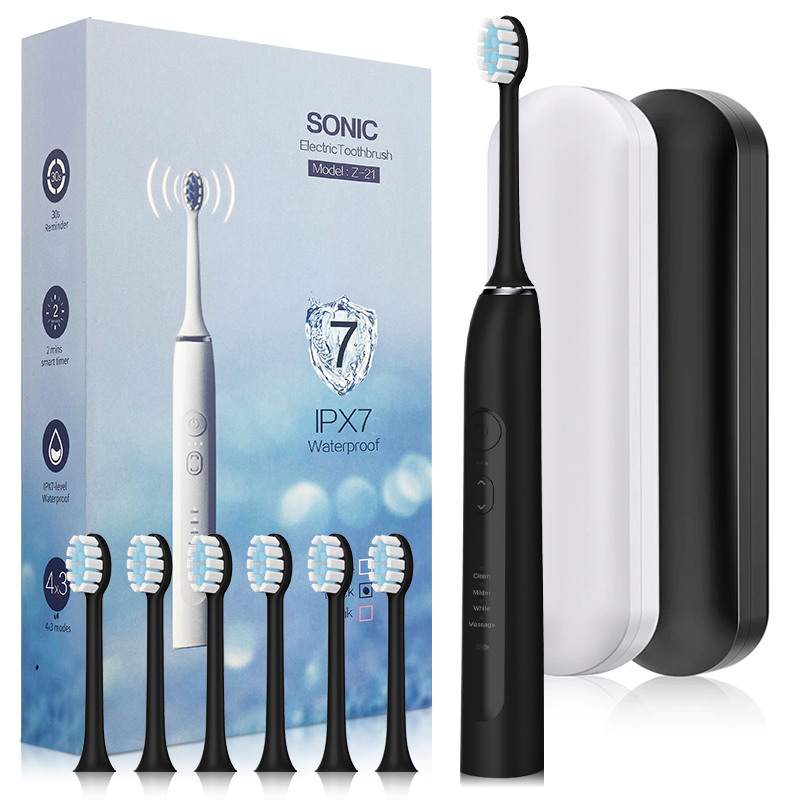 Electric toothbrush fully automatic intelligent sonic soft bristle waterproof adult charging men and women special set a pair of toothbrushes