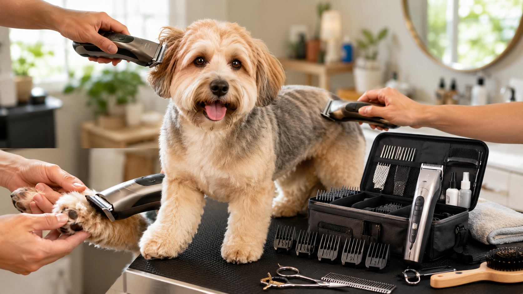 How To Groom Paws, Face, Ears and Full Body With One Pet Clipper Kit