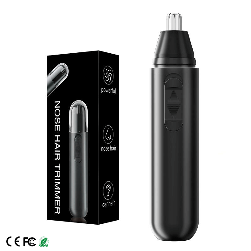 Household Cheap Plastic Cordless Battery Operated Mini Pocket Hair Cutting Remover for Men Nose and Ear Trimmer