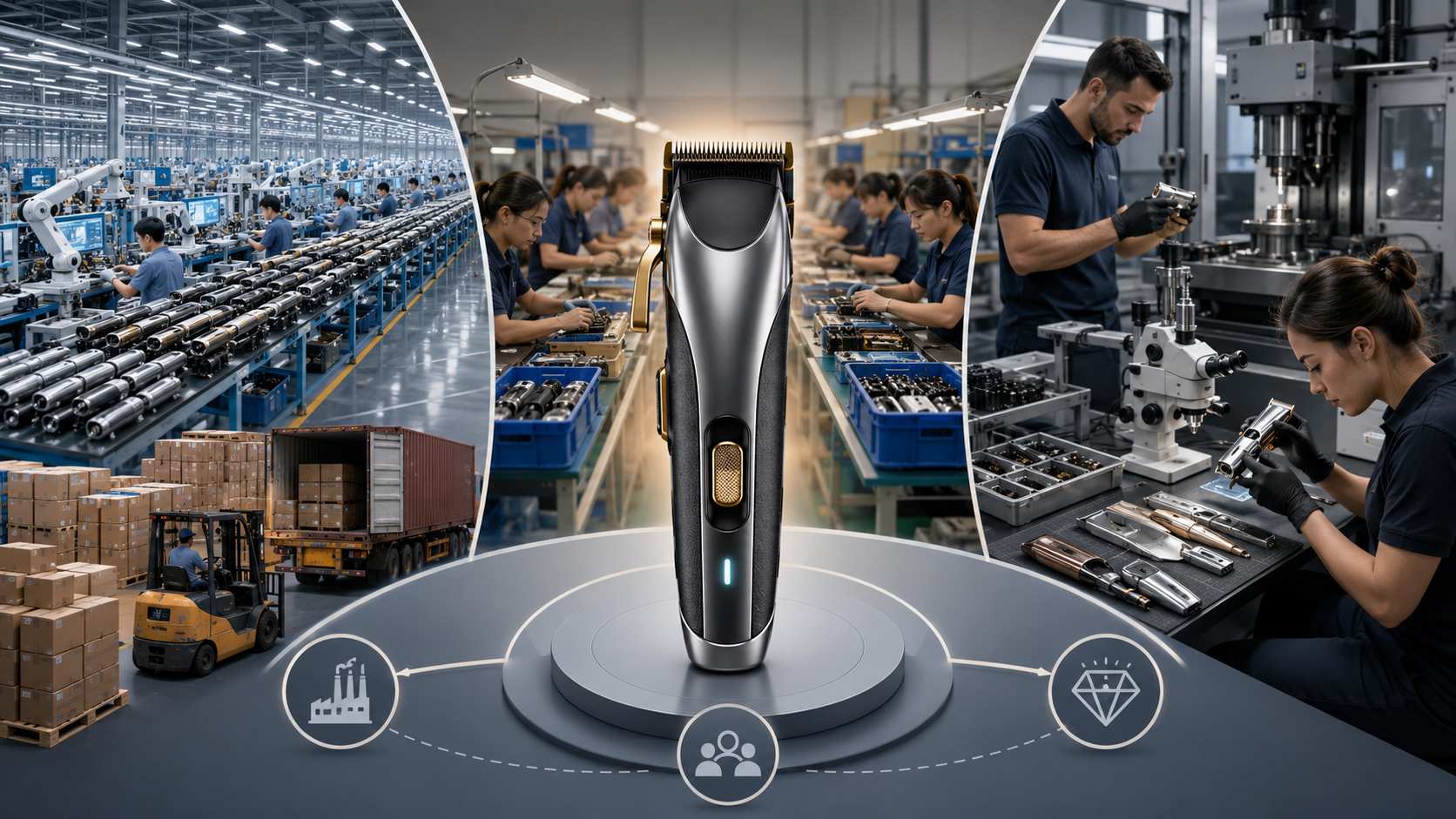How to Choose Between Chinese, Vietnamese and Turkish Hair Clipper Manufacturers