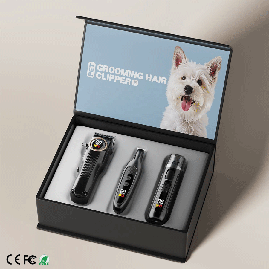 Custom Professional Cordless Dog Paw Removal Tools 3 Piece