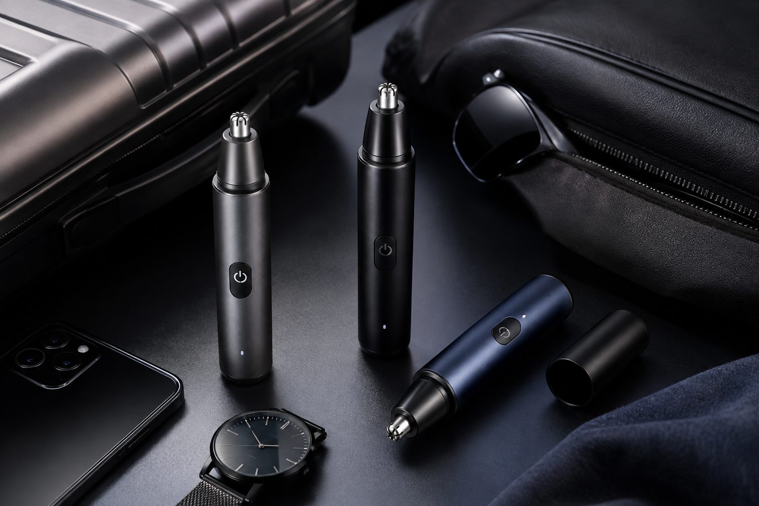 USB Rechargeable Nose Hair Trimmers for Travel Grooming Product Collections