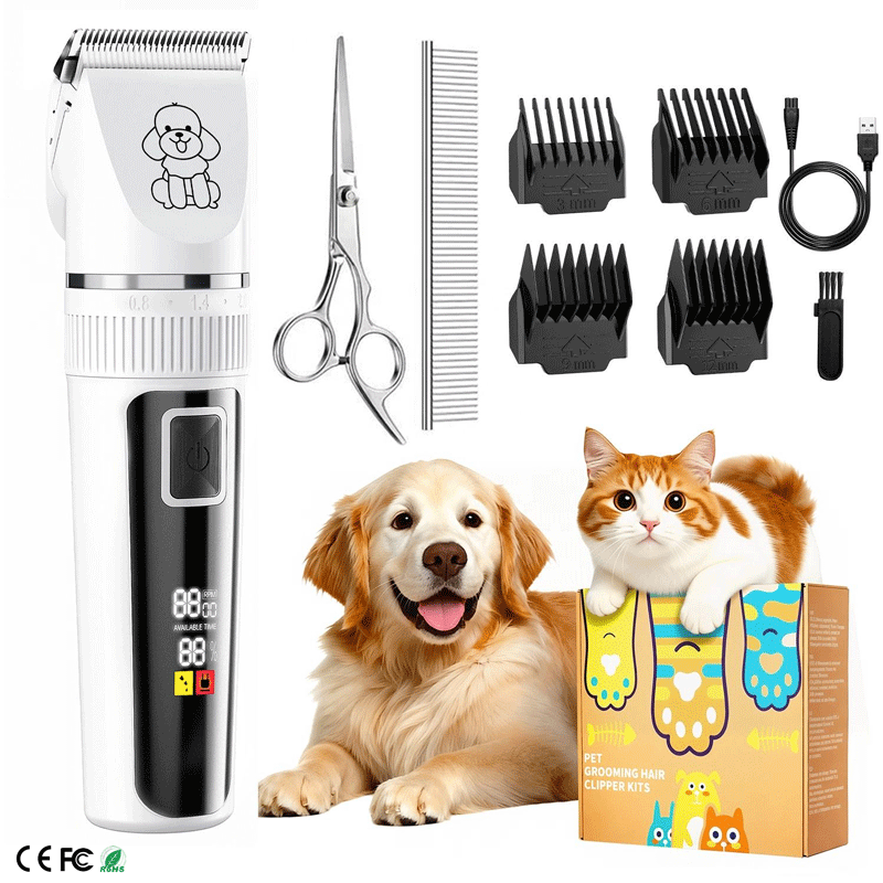 stainless steel blade pet grooming clipper for bulk product evaluation